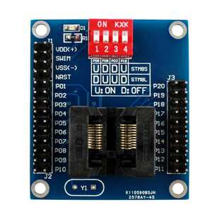 烧写座 TSSOP20 编程座 下载器 脱机编程器 测试座 STM8S