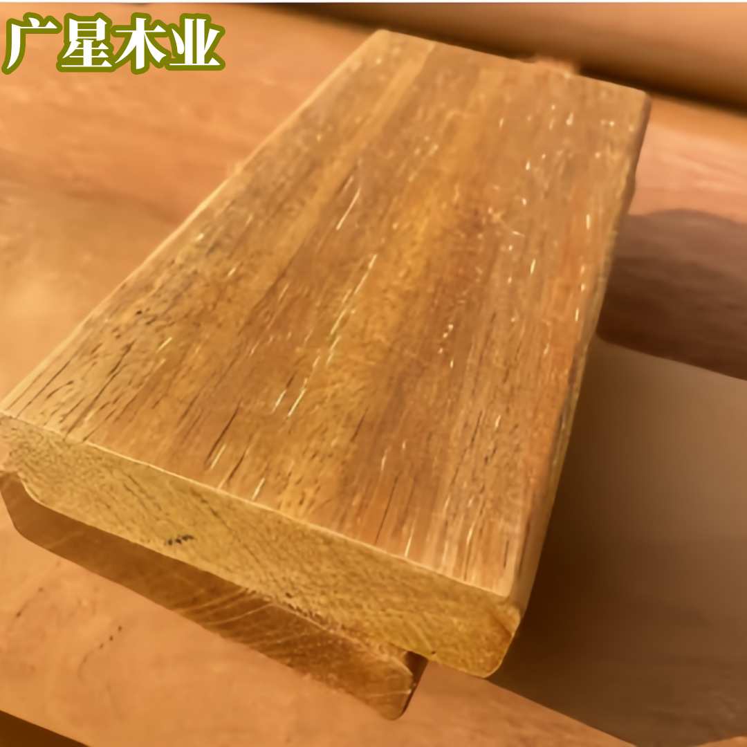 广星木业现货 菠萝格地板户外防腐木栈道实木平台民宿庭院