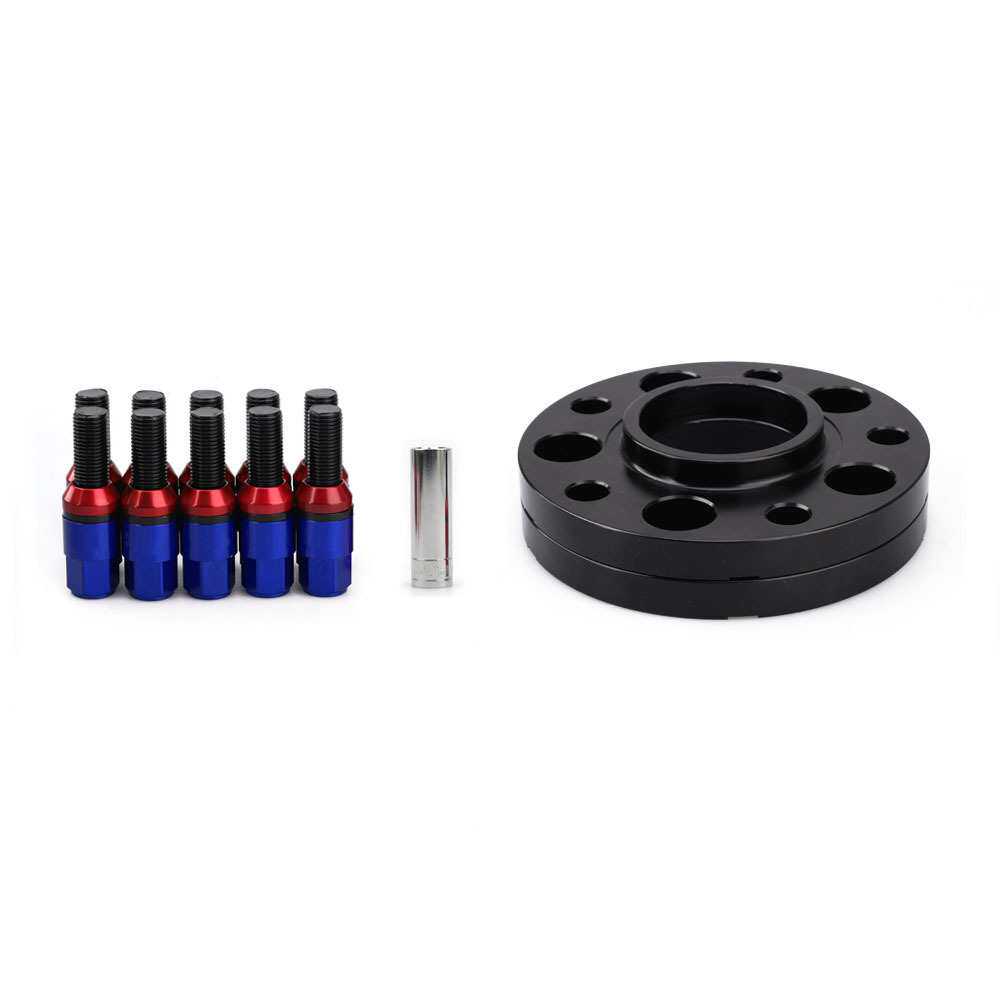 适用宝马轮毂法兰盘5x120 72.56mm 15mm/20mm 2只装配M14*1.25螺