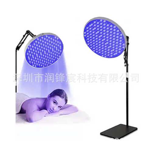 新品站立支架全蓝全紫美黑灯250灯红光理疗灯50W移动底座660+850