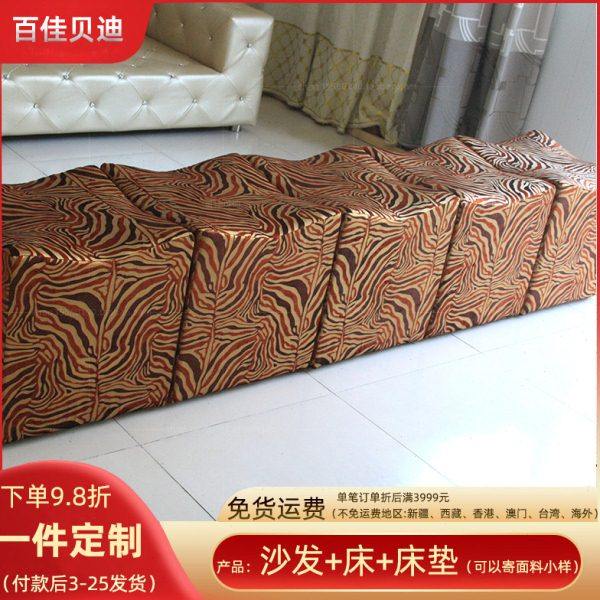 现代简约时尚布艺沙发方凳民宿居家酒店创意软包个性沙发凳多色选