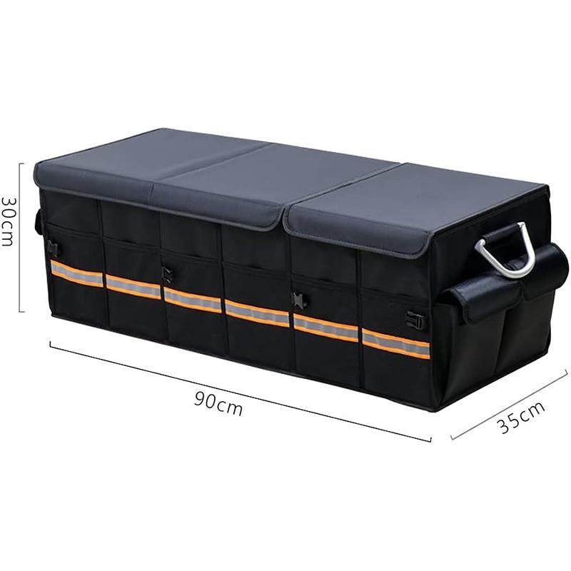 BSCI热汽卖车收大包可折叠汽带盖子纳便携容量车6后备箱收纳箱