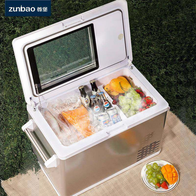 尊堡车载冰箱压缩机制冷车家两冷冻冷冷藏1HIB2V2汽4V货车车用小