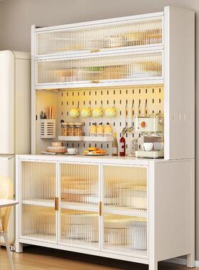 岩板厨多房19272置物架餐边收柜储物落地层微波炉功能纳碗柜橱收