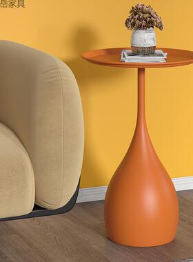沙发边小圆桌DBE茶茶几轻奢你极简床头小圆几迷可几移动艺术设计