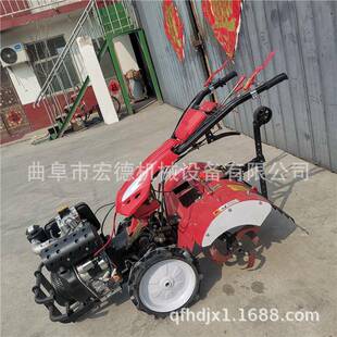 柴油自走式四驱微耕机手扶式果园旋耕翻地机园RKY果汽油旋耕机