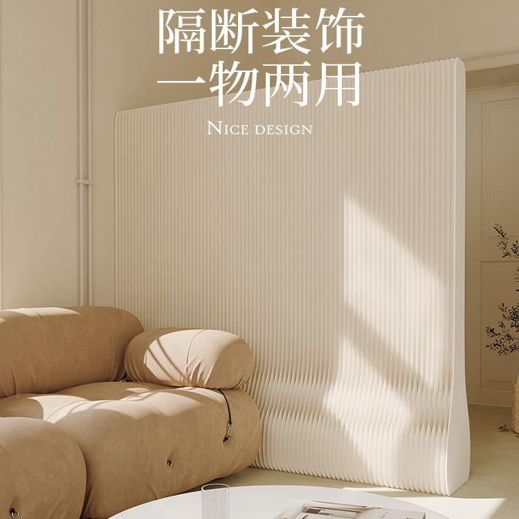 S101-ZQ0玄十八纸隔断栅栏办公室关移轻云隔屏风挡板直播背景分隔