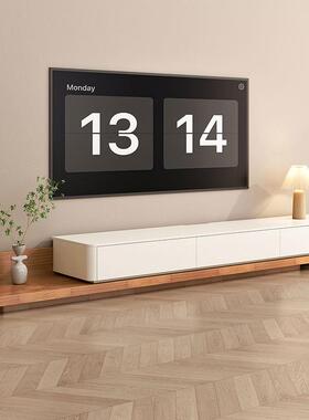 黑电视柜可缩客厅伸家用柜OJZ小现简约户型实木茶几代电视柜组合