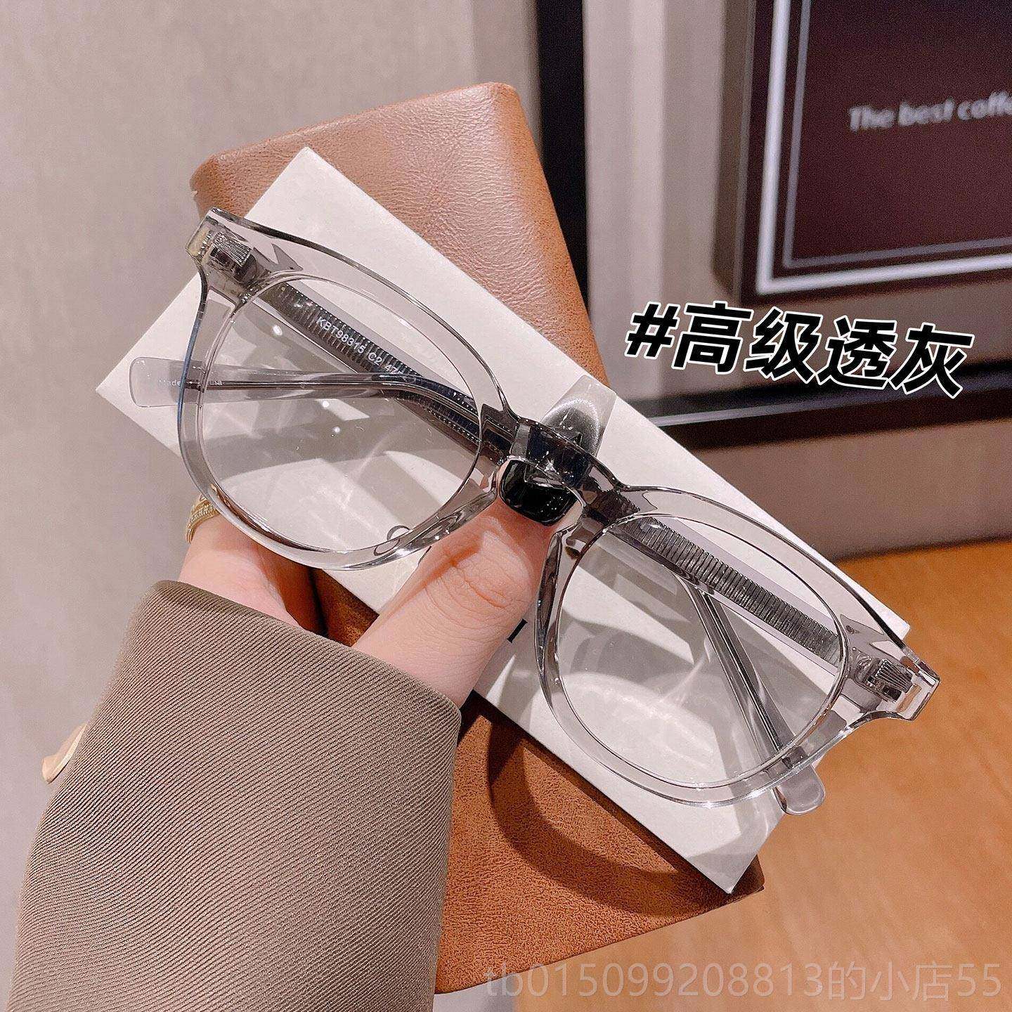 正品余文乐同款色镜眼框韩版圆光框近视眼镜黑男防辐射蓝成品眼睛