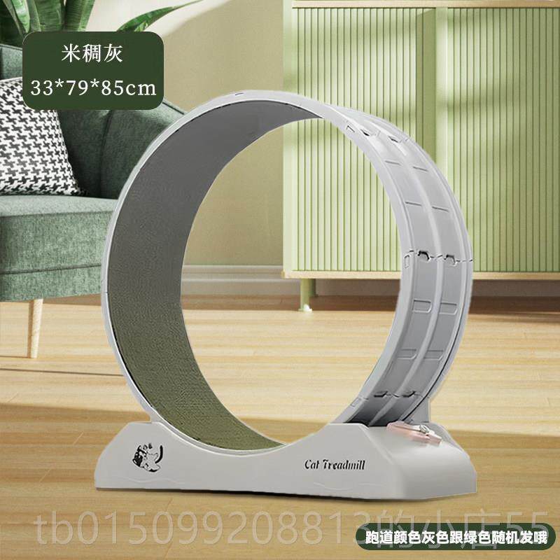 正品猫咪滚轮机静音小具型运动健身减肥不卡跑步夹脚塑料宠物玩猫