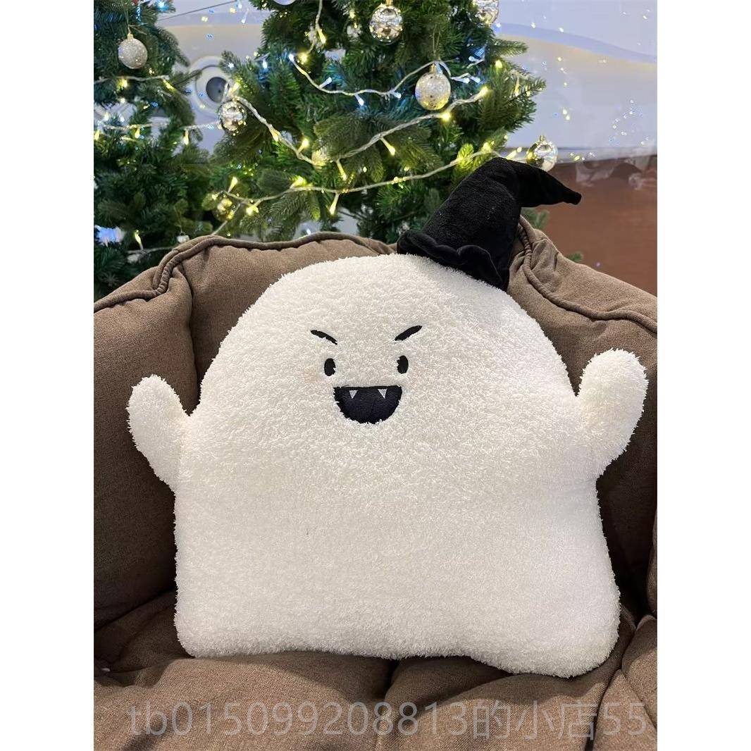 正品in灵s靠少女心可爱小幽毛绒抱枕沙发垫办公室午睡枕精灵家摆