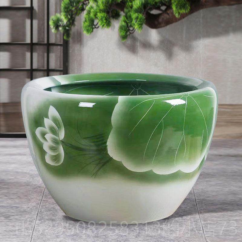 高档景缸德镇陶鱼特大号锦鲤缸养瓷乌龟的专碗用缸睡莲花盆荷花缸,宠物/宠物食品及用品,底柜/落地缸,淘宝优惠券,粉丝福利购,淘宝优惠卷