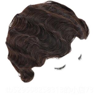 高档真人发发上海头复波浪短卷发旧古民国旧假上海风情旗袍假发头