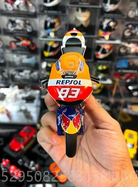 高档1:12合金本 摩托车模型GP系1列奎斯93号田RC马23V赛车静态模