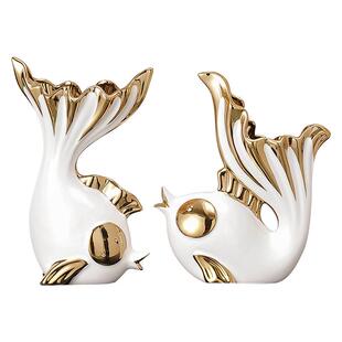 电办酒柜风生起陶瓷摆件套装轻奢高71747515档家居客视厅玄关公水