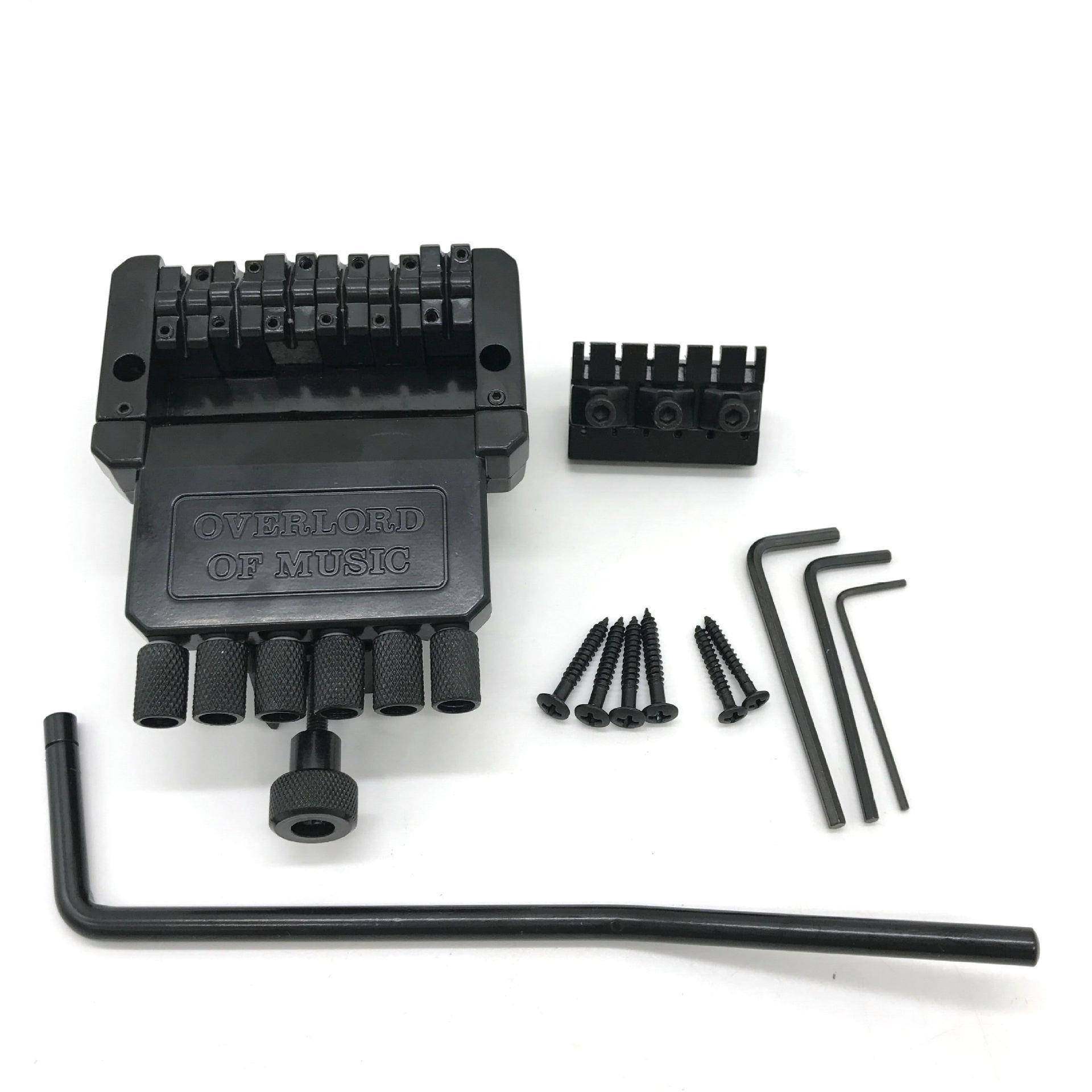 销售他电吉他配件电6吉他DLL拉弦板弦无头电吉琴桥黑