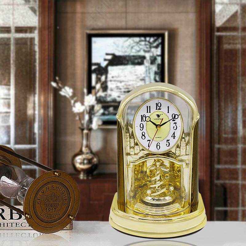 时D-1威达厅座钟客办室书房公餐厅卧室欧式风格新中式时尚台钟