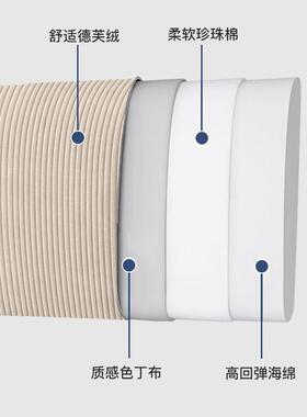 R5床头CEB靠垫软包款灯芯绒靠床上护背腰榻榻X米拆洗靠枕新卧室防