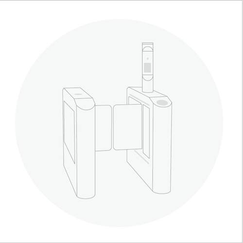 寸双人脸识别动7态人IC卡ID脸卡刷脸HYT-RL8闸机门禁人目脸进出