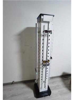 创地YM001式眼意镜架白色64付防落盗带示锁眼镜展架墨镜收纳架