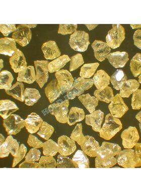 金黄色人造刚石破碎料磨料轮片原材料耐YTD-20磨金刚砂锯石20系列