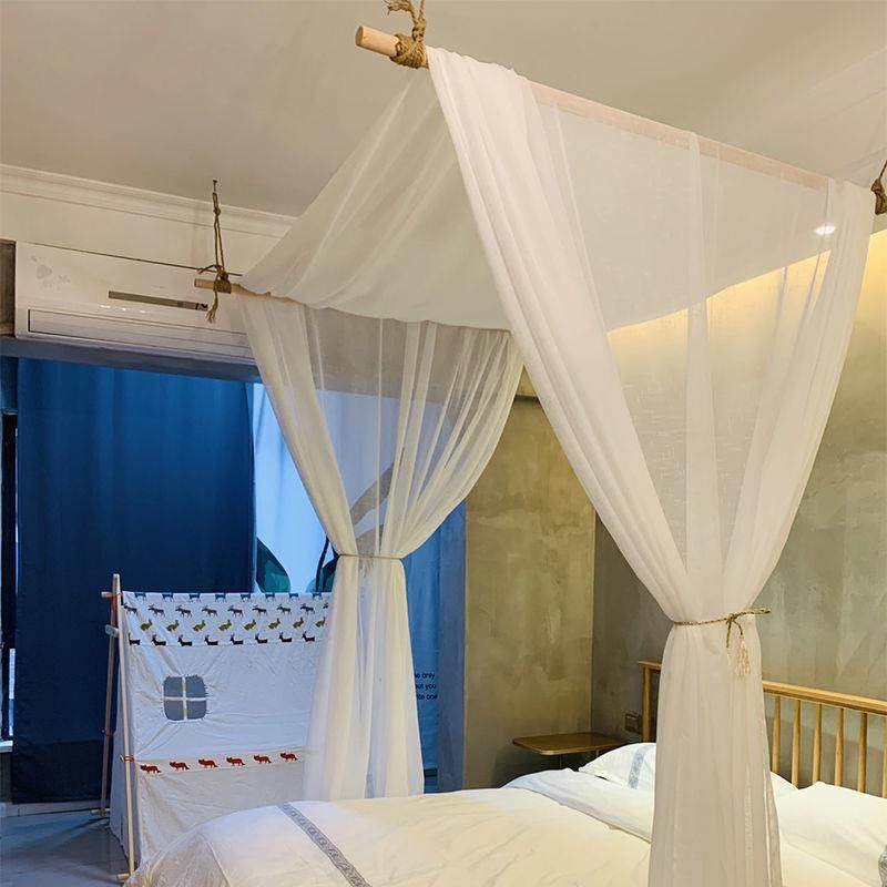 仙女厂家直供古纱幔波东风南杆亚波西米风格民宿蕾丝酒店公寓床帘