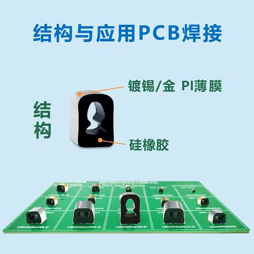 镀锡子金PI膜空心弹性导接触端垫片电磁屏M蔽耐高温ST电20250905