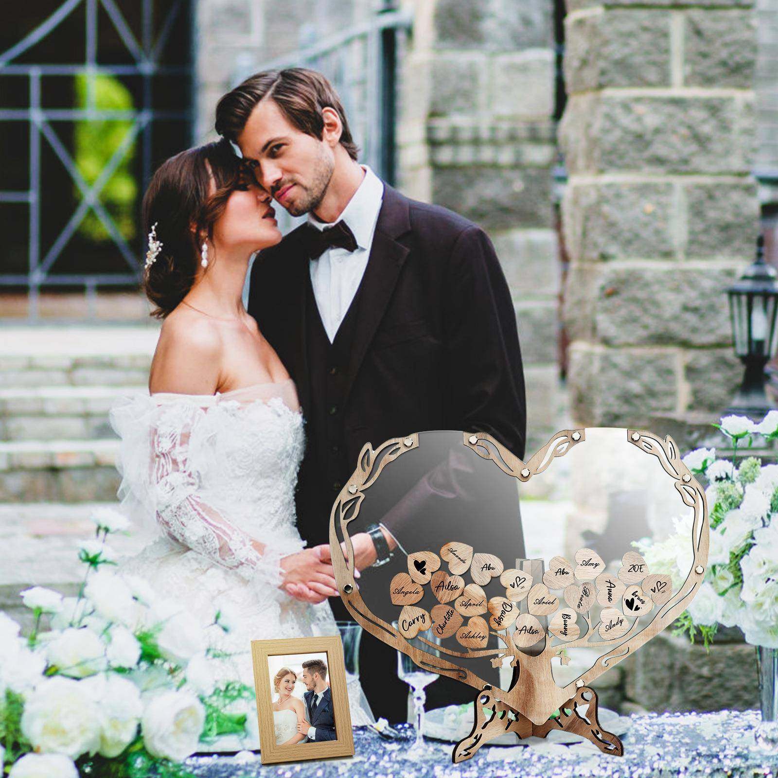 新婚20240117庆礼签到台相框款爱心树亚克力签到名板结婚签留言婚,节庆用品/礼品,陪嫁用品套装,淘宝优惠券,粉丝福利购,淘宝优惠卷