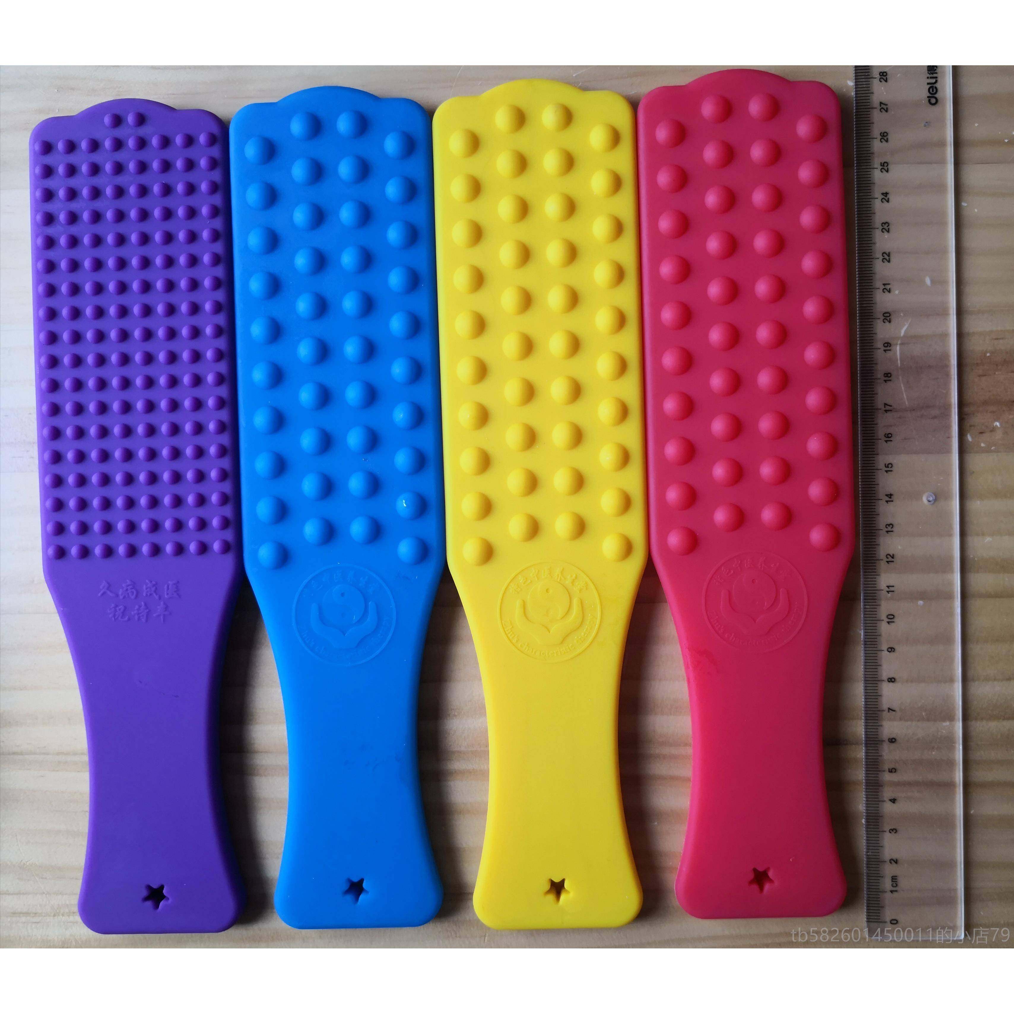 高档拍板硅胶经肩络叩击棒颈叩击按摩健身锤腿拍特保健别沙套装