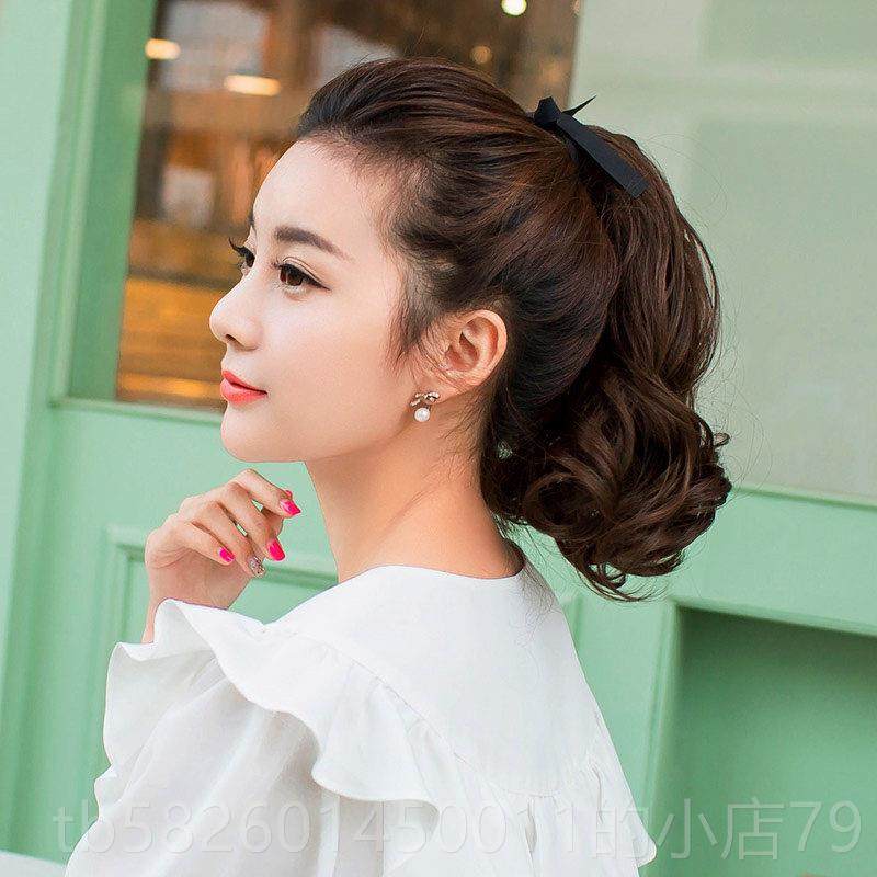 高档真的头发马尾假发正妇全人发3女0中长波浪短卷发绑带梨大辫,美发护发/假发,马尾,淘宝优惠券,粉丝福利购,淘宝优惠卷