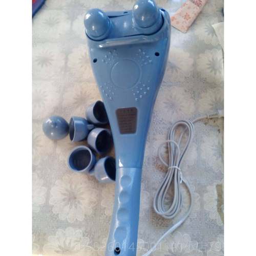 高档电立昌大力王头双按摩棒动颈椎按摩器颈部腰部按摩肩棒LC-200