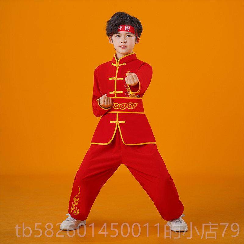 高档儿演童武表服长短袖男女童练功中小学术生运动会服舞龙演出打,童装/婴儿装/亲子装,儿童演出服,淘宝优惠券,粉丝福利购,淘宝优惠卷