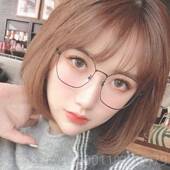 高档防蓝光辐射近视眼镜女韩潮抗疲劳护眼睛平框架男电版 脑目网红