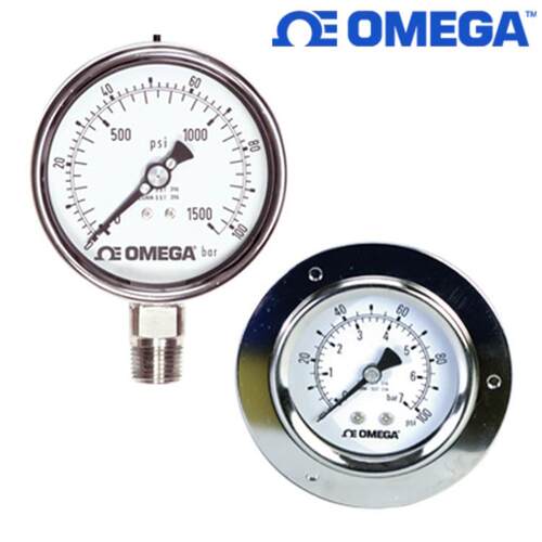 奥米佳压力表PGM-63L-2000PSI/140BAR,PGM-63B-3000PSI/200BAR