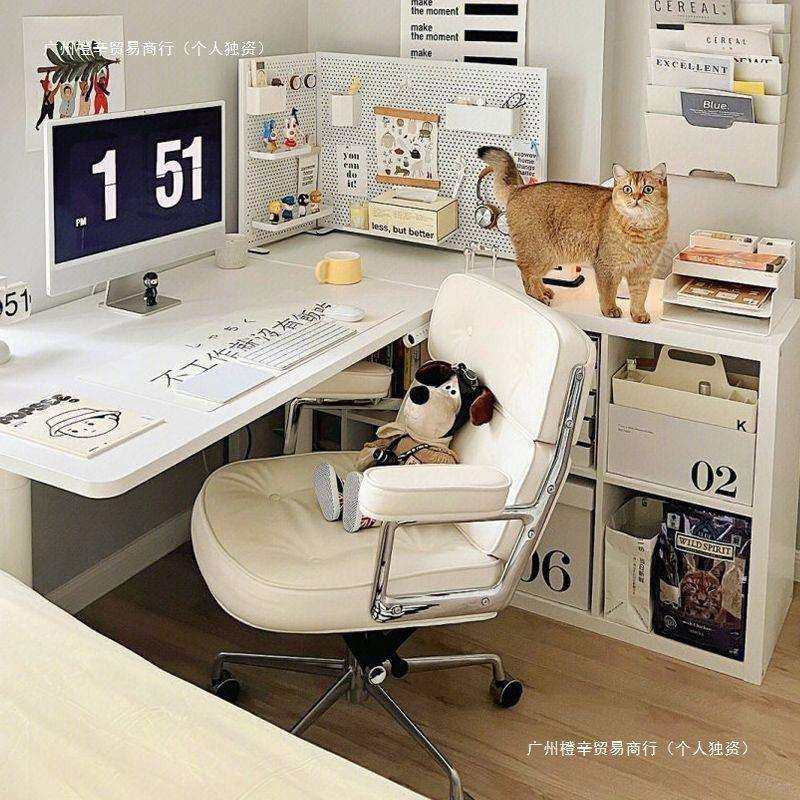 家用电脑椅轻奢化妆椅书房书桌久坐办公转椅休闲靠背沙发XC无其它