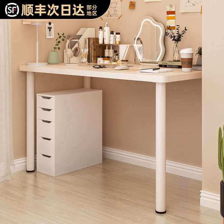 新品电脑桌台式学生书桌家用卧室女生化妆桌子工作台简易办公桌写