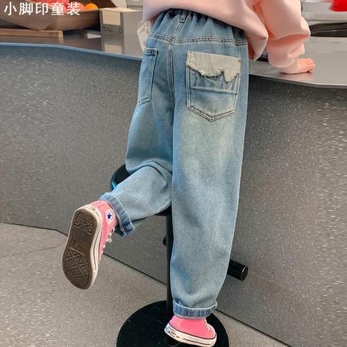 2025春装韩版儿童牛仔裤