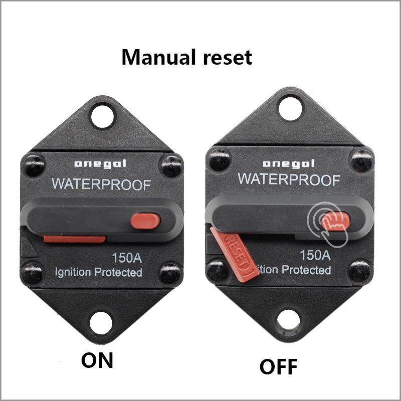 ONE座GL汽险O车改装GG-150A带开关自动保丝电源保护自恢复断路器