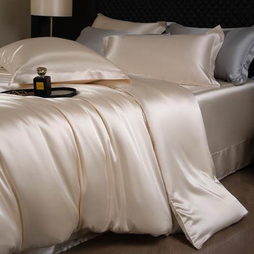 重磅30姆米真被套天单件桑蚕丝丝被罩丝被芯套冰丝2000000绸丝被