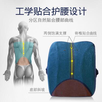 ZUS护靠垫办公室腰靠靠枕车汽椅子沙发背垫孕妇座椅腰垫腰记忆棉