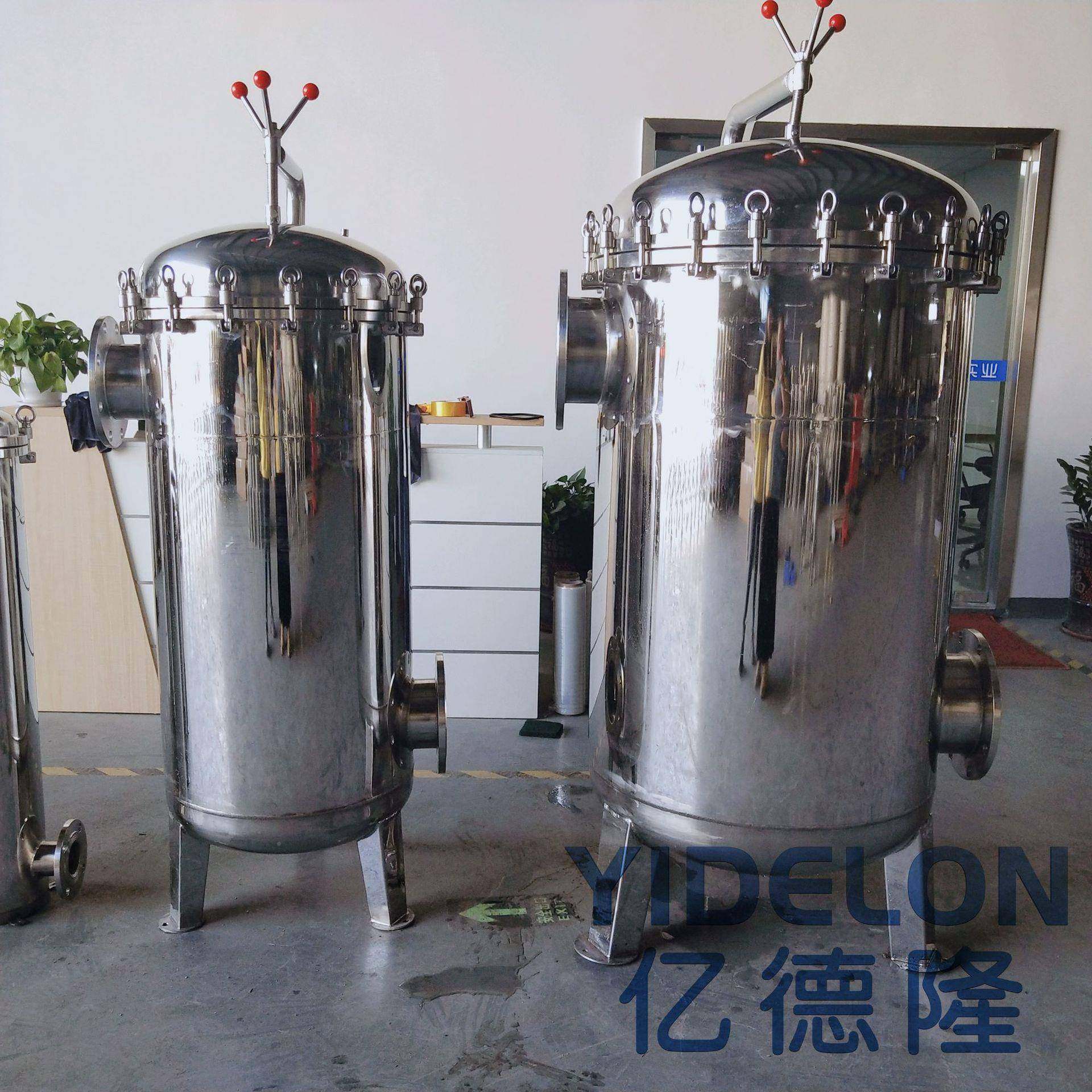 不锈钢304多袋式过滤山泉水自来过水地设下污水滤YDL-AN5H备精密