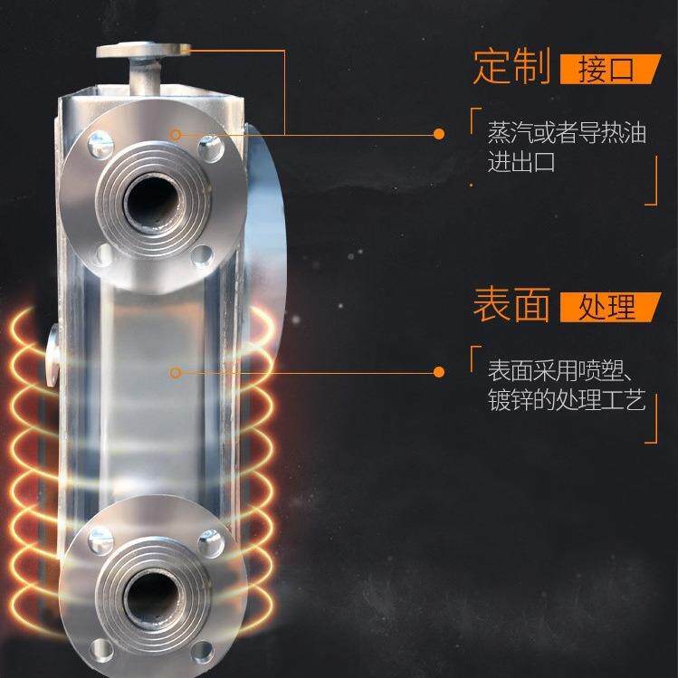 翅片热器空换气散热铝交换器烘干房管不锈钢换0-3热器翅片管热器