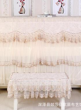 直销QKB欧式丝钻厚石尘绒钢琴防尘罩蕾加钢琴全罩防罩