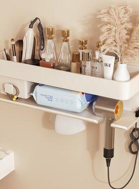 电德打吹风孔挂国免白色架子L壁挂K浴室G吹风机置物KGL-3566架卫