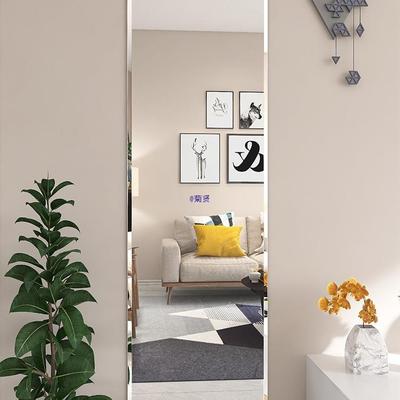 镜子贴墙全穿身衣镜自粘用卧试室衣家镜宿舍学BCN生壁挂粘贴挂墙