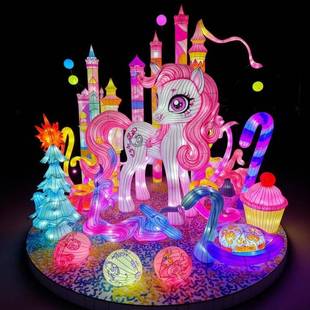 中秋花灯直销卡动物彩灯水美YTG上花灯组合通文旅陈亮化工程