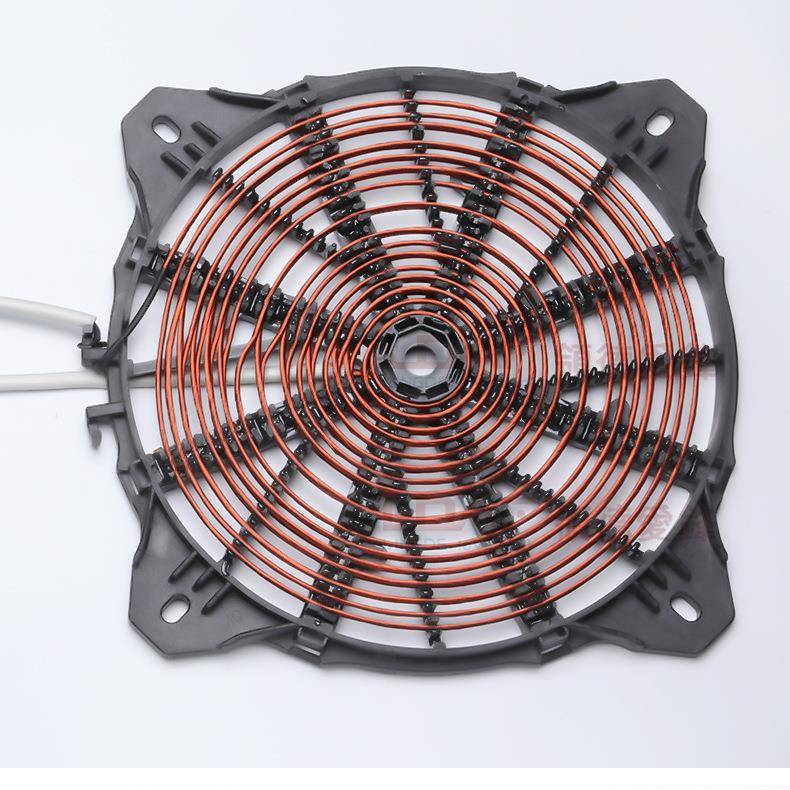 商YZK用圈双层疏平盘铜爱L绕D10直销领德锋线盘商用电磁炉发热盘