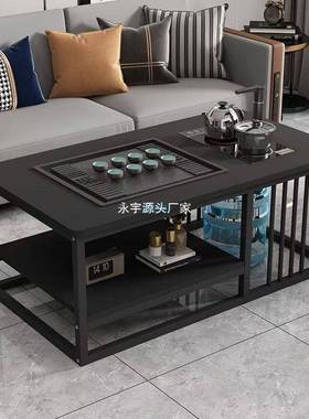 茶WXM几全自动约一体茶客厅桌中式家用简办公室茶台小户功型夫泡