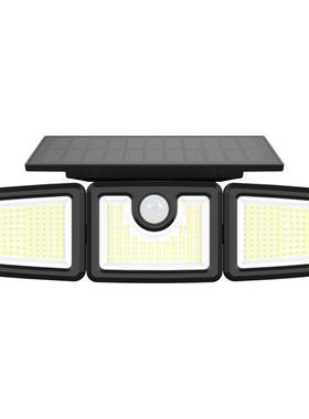 720头LED灯太阳能三壁灯防ETG水应人体感室内户外花园灯