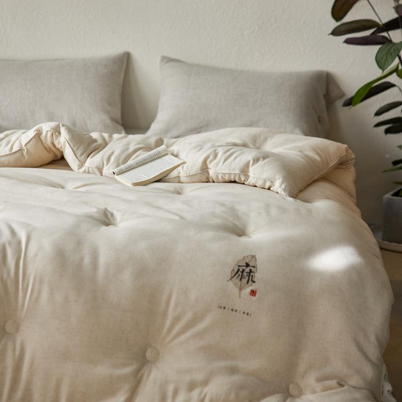 2023植秋冬YF-DB-20新品麻李官奇大新豆被秋冬加厚保暖春秋被冬中